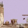 Lavender and White Checkerboard Wallpaper for Living Room and Bedroom 50x1000
