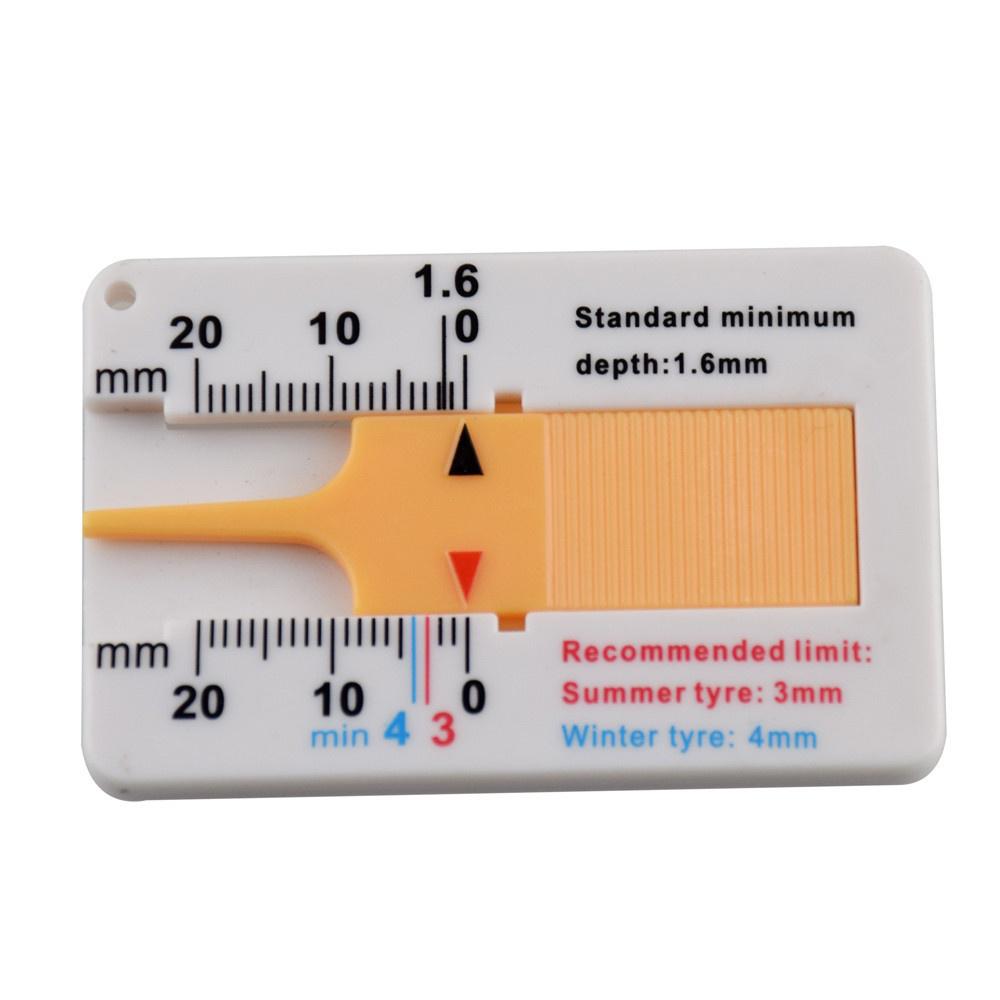 Reifenprofiltiefenmesser, Messschieber für Auto, Motorrad, Wohnwagen, Anhänger, Radmessung