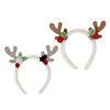 Reindeer Antler Shape Hair Hoop Teens Women Photoshoots Hair Holder Christmas Cosplay Party Headband with Sequins