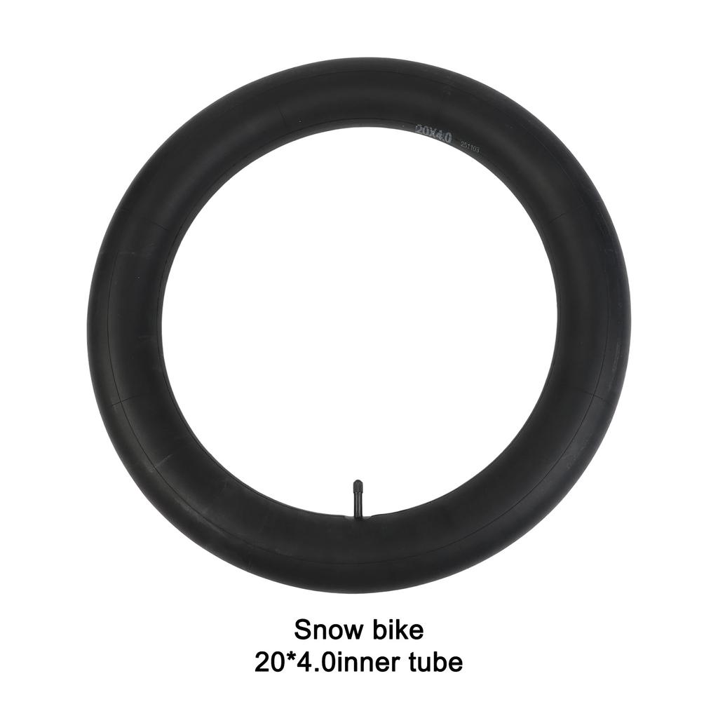 20x4.0 Snowmobile & ATV Inner Tube Wide Black Rubber Replacement Tube For Fat Tire Bicycles Off-Road ATVs Bike Accessories