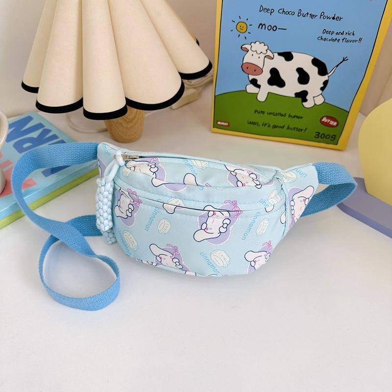 Cartoon-style Cute Crossbody Bag for Boys and Girls, Toddler-sized Waist Bag, Kindergarten Baby Shoulder Bag