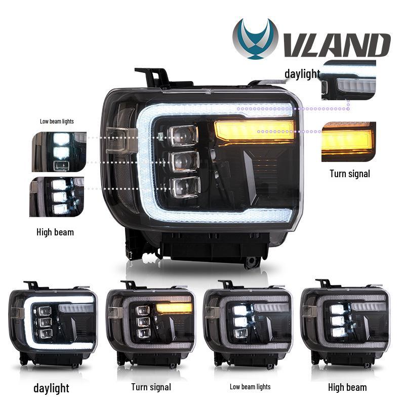 Fits GMC Sierra 1500 (2014-2018) & Sierra 2500HD/3500HD (2015-2019)