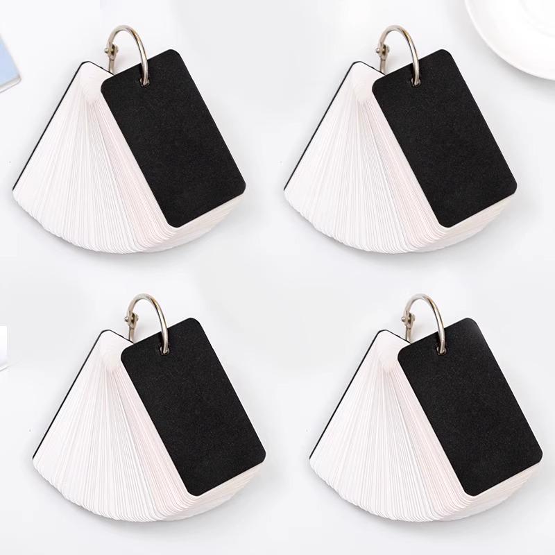 Compact Loose-Leaf English Vocabulary Notebook with Iron Ring