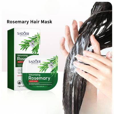 Maschera per Capelli Riparatrice al Rosmarino, Nutriente e Lisciante, Balsamo per Migliorare le Doppie Punte