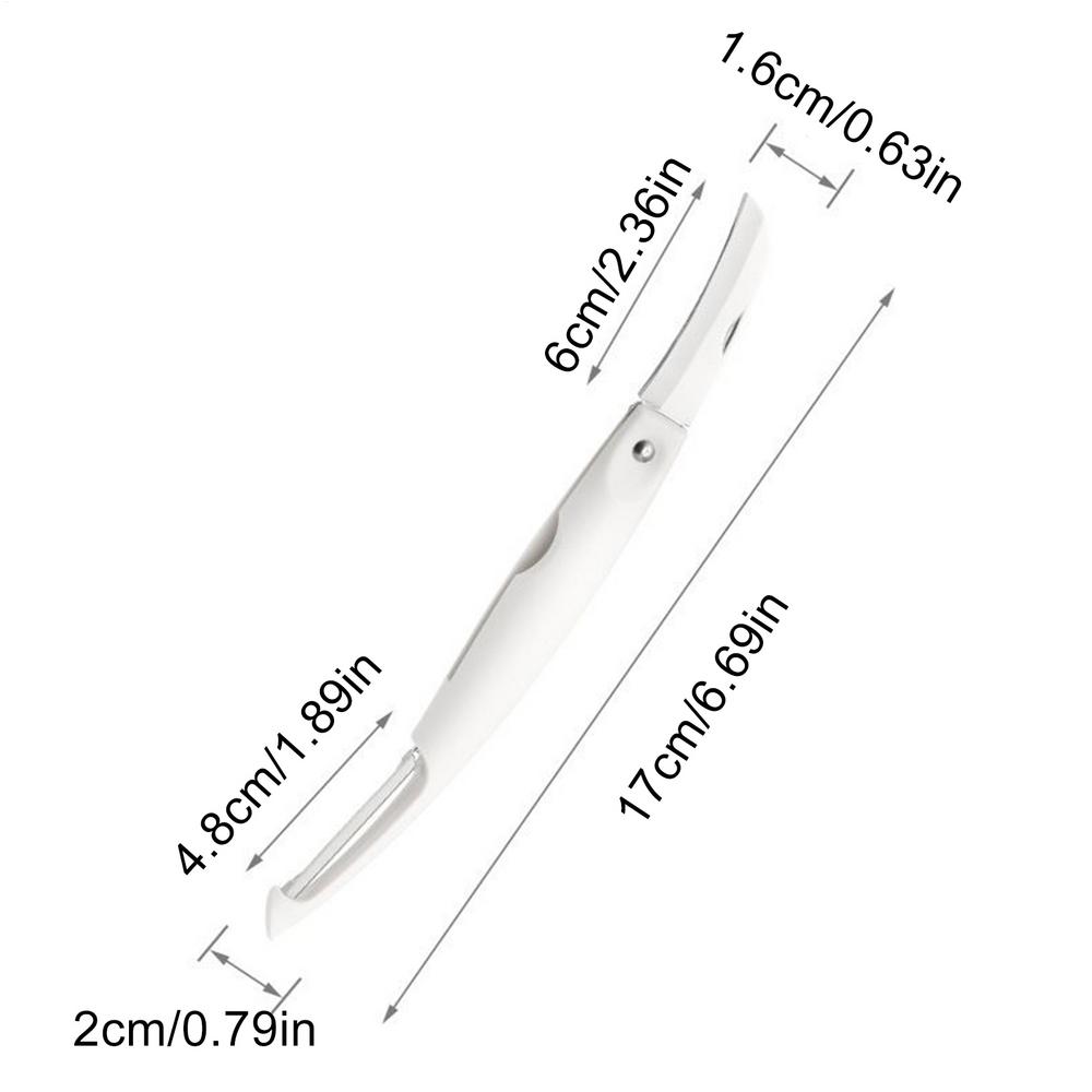 

Vegetable Peeler Double Head Fruit Peeler Slicer Stainless Steel Grater Cutter with Ergonomic Handle Kitchen Gadgets for Fruit белый