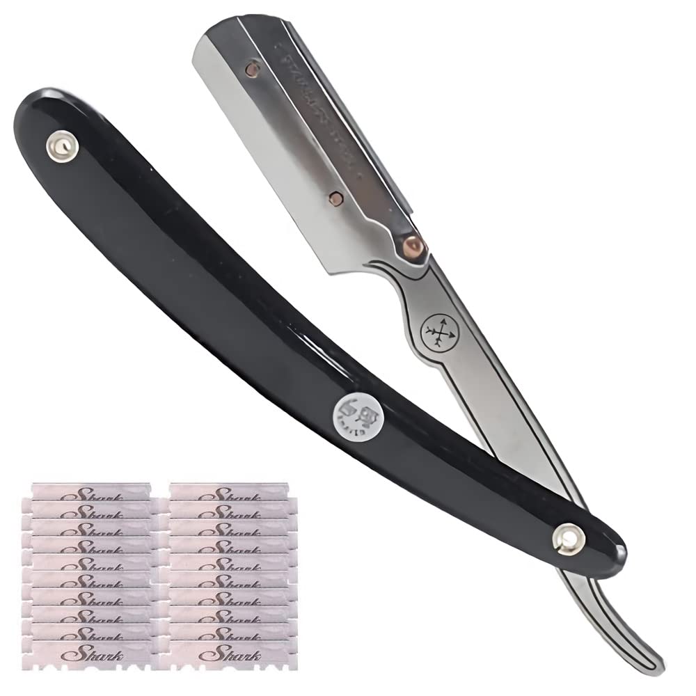 

Parker Professional Includes Japanese Instructions 39 Foldable Razor with Resin Handle Razor, 20-Blade Set, (Length 14.6 cm, Weight g), Compact,