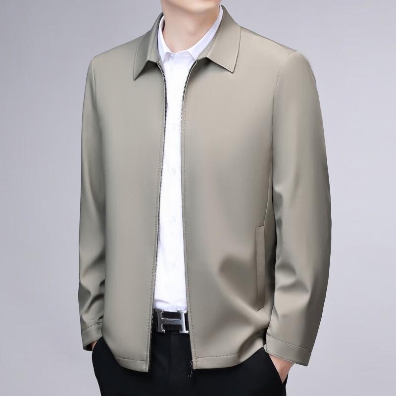 ROMON Men's Business Casual Lapel Jacket LMNX2599