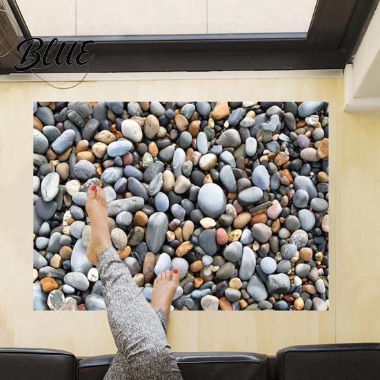 3D Pebbles Bathroom Kitchen Corridor Non-slip Floor Sticker Decal Home Decor