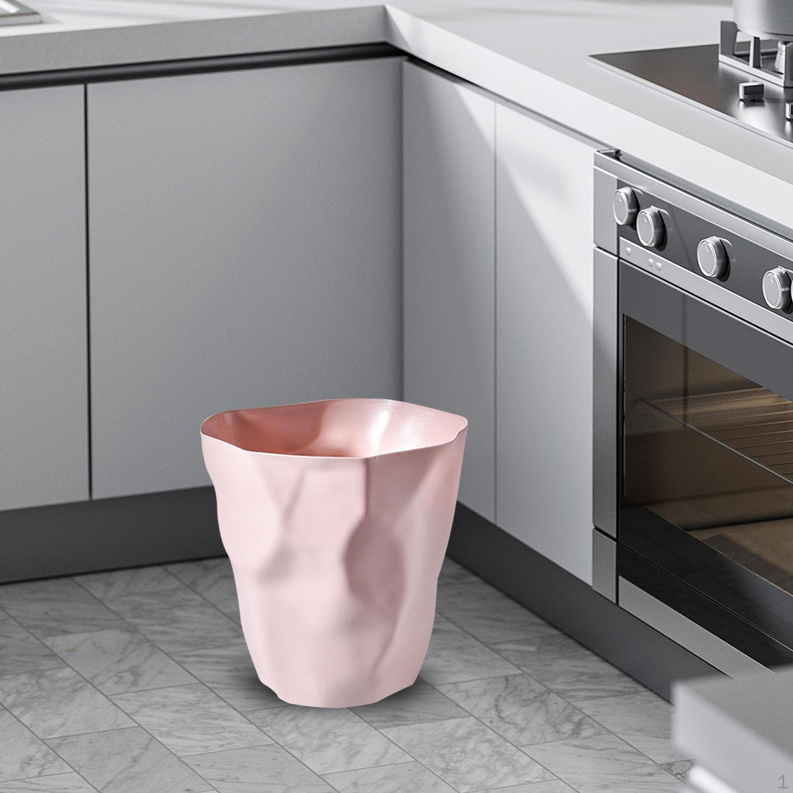 

Мусорный бак, корзина для мусора, декоративная без крышки, скандинавский контейнер для мусора с открытым верхом для дома под