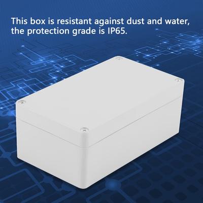 Protective Case IP65 Junction Box ABS Waterproof Electrical Enclosure Gray White Wiring Connection Box Junction Protection