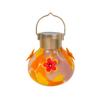Hummingbird Feeder with Solar Light Water-proof Outdoor Garden Yard Hanging Auto-Lighting Semi-automatic Glass Birds Feeding