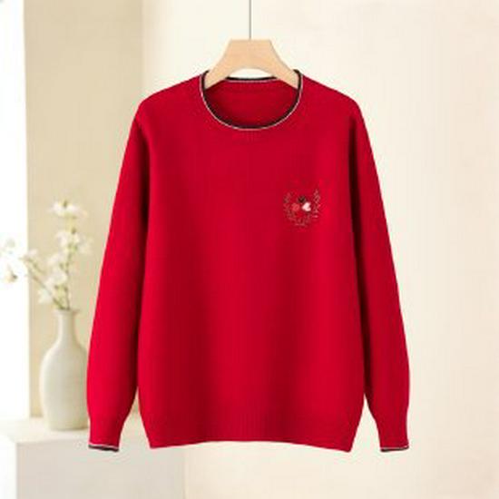 

Mom s Spring 2026 Fashionable Knit Sweater for Women 50+ - Stylish Spring & Autumn Top 2XL кленовий/червоний
