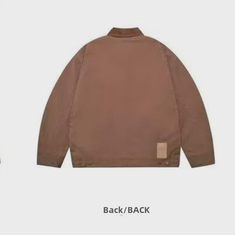 2024 American Retro Workwear Lapel Jacket - Lightweight Spring/Fall Korean Style