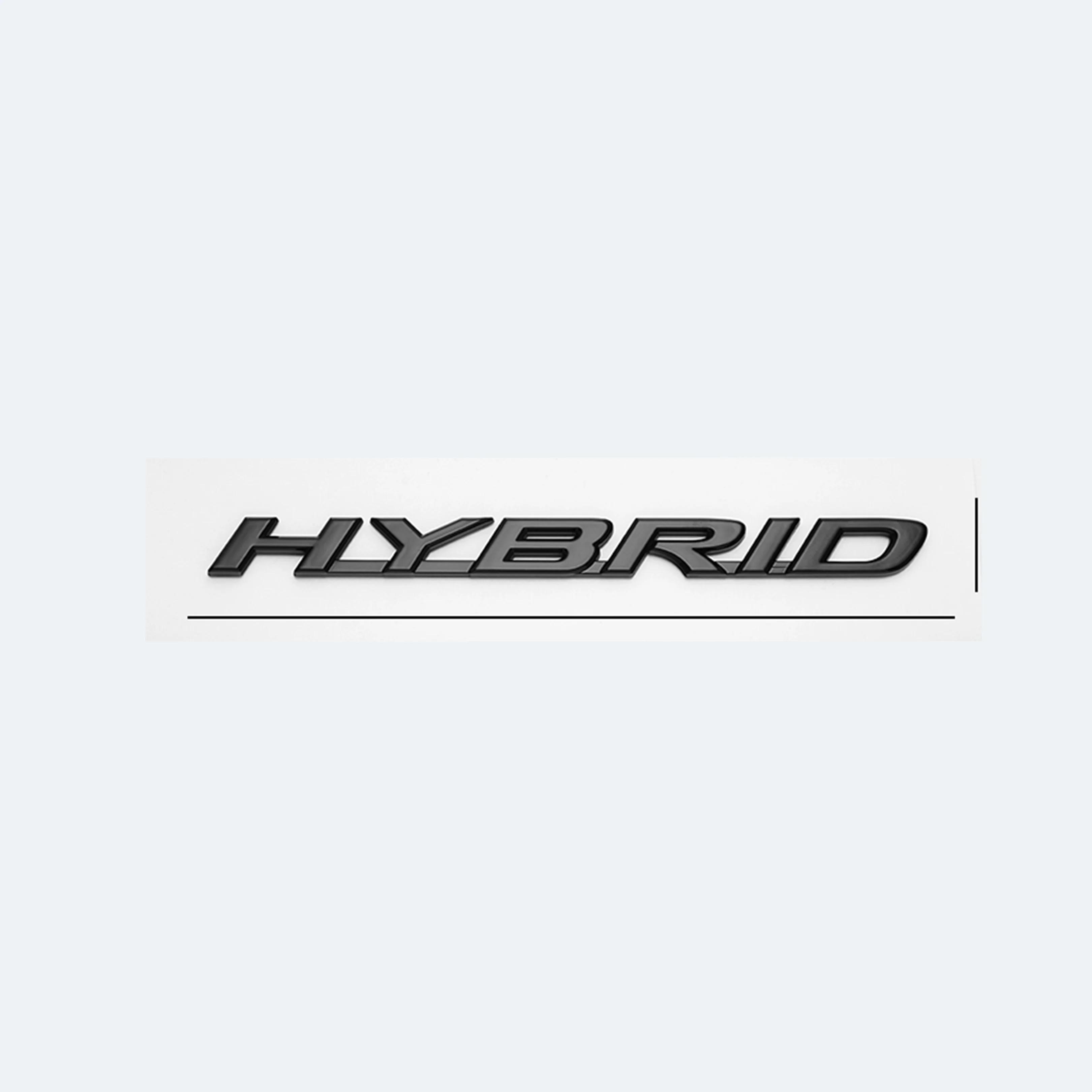 

For Lexus Glossy Black CT200h LC500 LC500h HYBRID 3D Metal Emblem Car Trunk Logo Badge Sticker Accessories CT LC Series Style 4