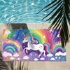 R-Rainbow F-Friends Towel Quick Drying Beach Towels Are Suitable For Swimming Pools Camping Yoga And The Gym