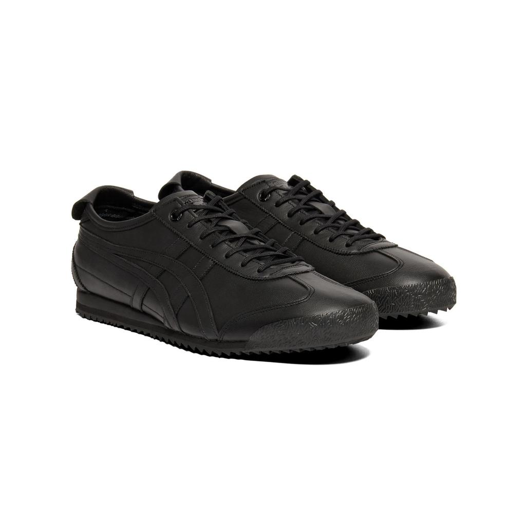 Onitsuka Tiger Mexico 66 Sd Leather All Black Classic Versatile Lifestyle Casual Shoes Unisex sneaker 1183A872-004