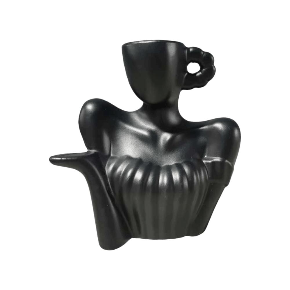 Nordic Style Flower Planter Desk Ornament Plant Pot Modern Art Style Human-Shaped Vase Tabletop
