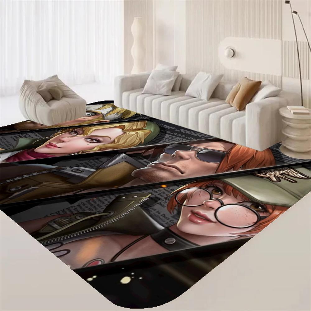 Classic Retro Game Metal Slug Gamer Floor Mat Retro Multiple Choice Living Room Kitchen Rug Non-Slip Modern Home Decor