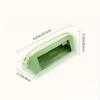 Pen Case Morandi Color Transparent Student Pen Simple Stationery Storage, Desktop Makeup Brush Storage