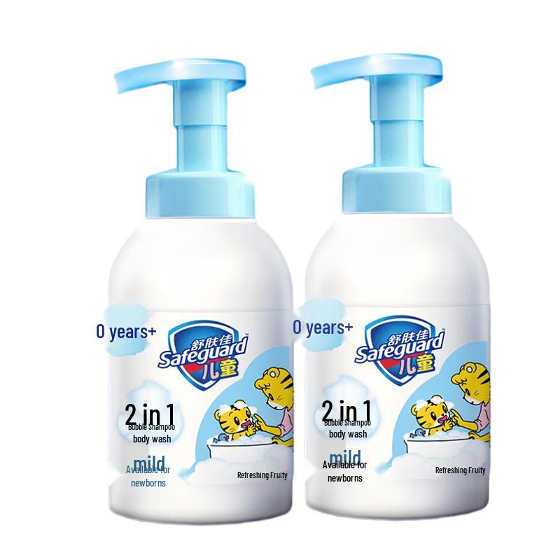 Safeguard Kids 2-in-1 Bubble Wash (Fruit Scent)