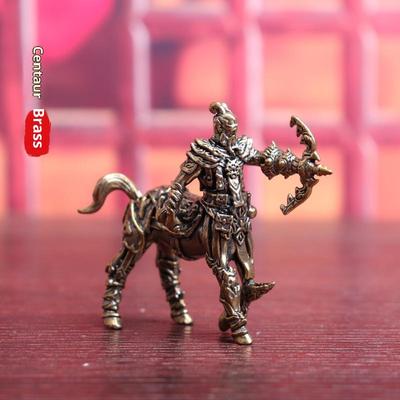 Materiale Ottone Ornamento Coda di Cavallo Centauro Artigianato Decorazione Sagittario Decorazione Ufficio