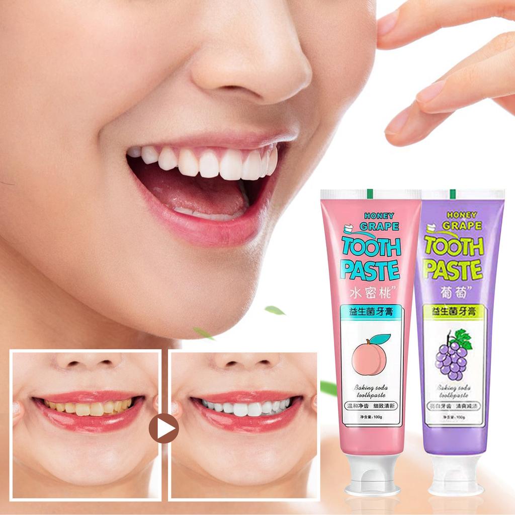 30 ml Whitening Purple Mousse – zubní pasta Bělení zubů Bezpečné, jemné a hloubkové čištění produktů ústní péče