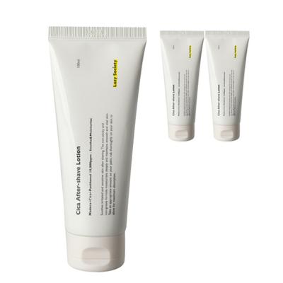Lazy Society Cica Aftershave Lotion, 100ml, 3 Units