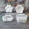 Silicone Dog Paw Shape Crafting Molds Jewelry Organizers Containers Molds Perfect for Candle Making Easy Demolding