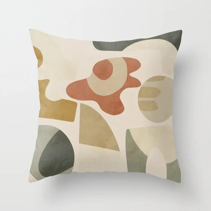 Decorative Home Pillow Case Cushion Covers 45*45 Nordic 40*40 40x40 50x50cm Living Room Modern Geometric Abstract 45x45 60x60cm