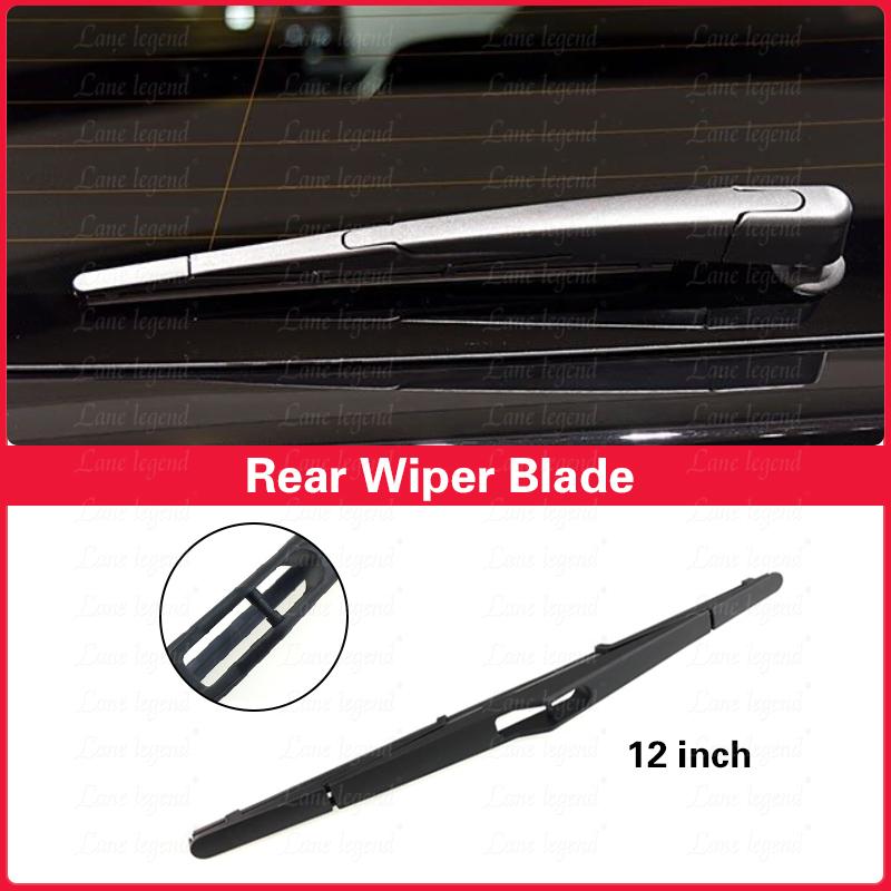 Wiper LHD Front & Rear Wiper Blades Set For Peugeot 3008 Mk2 2017 - 2023 Windshield Windscreen Window Brush 28"+16"+12"