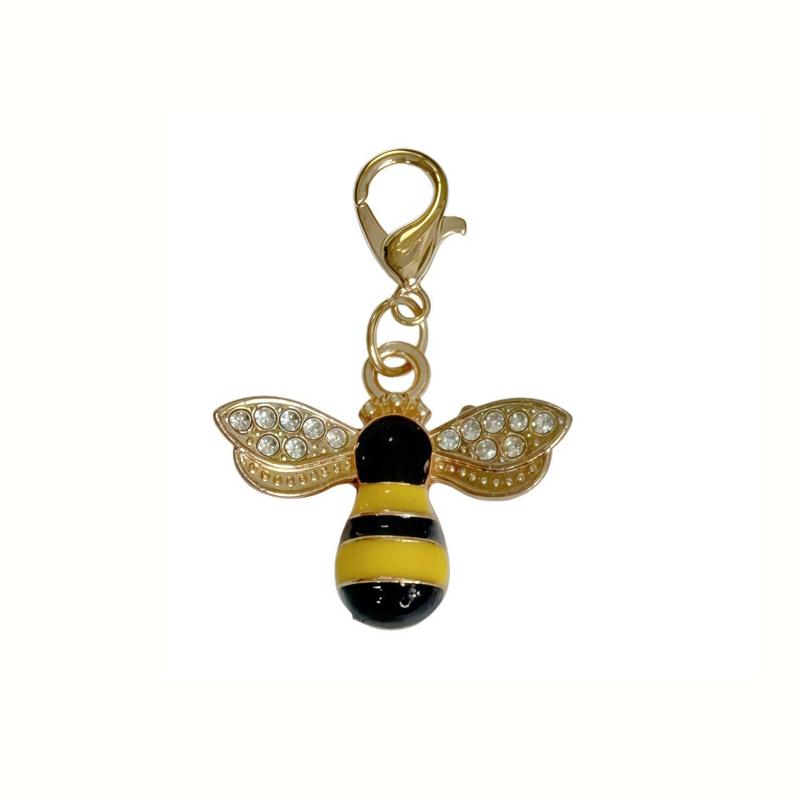 

WTEMPO Shiny Bee Keychain for Handmade Keychains Bee Theme Charms for DIY Craft Making Cute Car Pendants Bag Backpack Ornaments Festive Decorations 10pcs жёлтый
