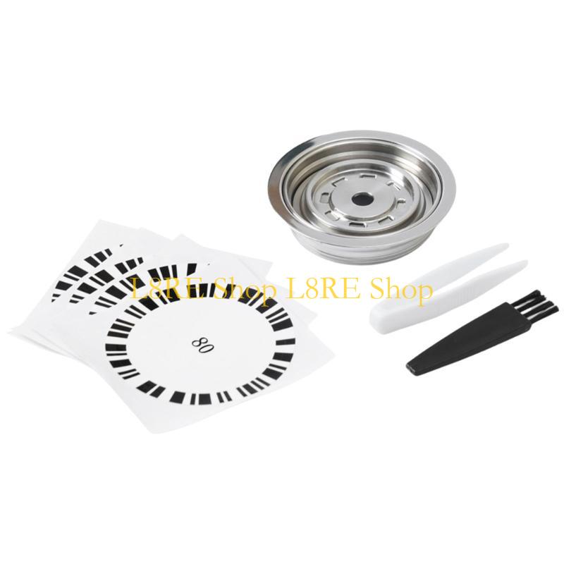 L8RE Reusable Stainless Steel G Cup Small Capsules Conversion Filter Adapter for Vertuo Next Machine for Espresso Coffee