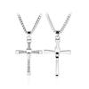 European & American Fashion Rhinestone Cross Clavicle Necklace