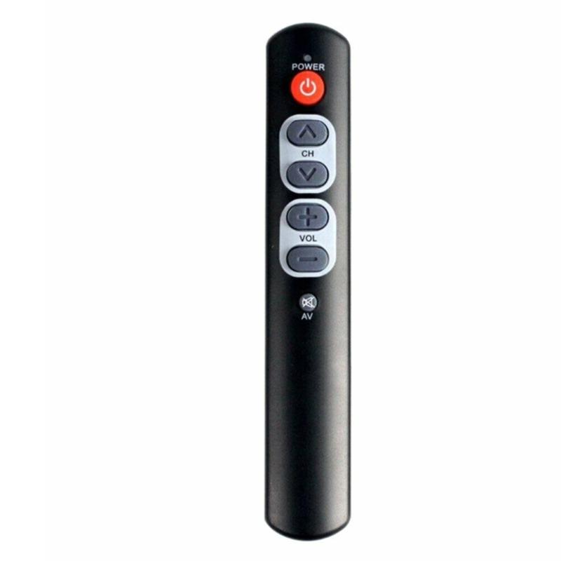 Ergonomic Learning Remote Control With 6 Large Button Intelligent Controller For Sound And Video Device Easy To Use