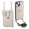 2 in 1 Detachable Crossbody Cards Solt Wallet Leather Case For iPhone 15 Pro Max 14 Plus 13 12 11 Pocket Bag Long Lanyard Cover