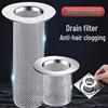 Stainless Steel Anti-Clog Drain Filter for Bathroom Sink