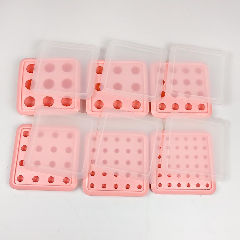 9/16/25/36 Kavitäten Runde Kugeln Schokoladenformen mit Deckel Silikon Lebensmittelqualität Antihaft Süßigkeiten Kuchen Eiswürfel Backzubehör