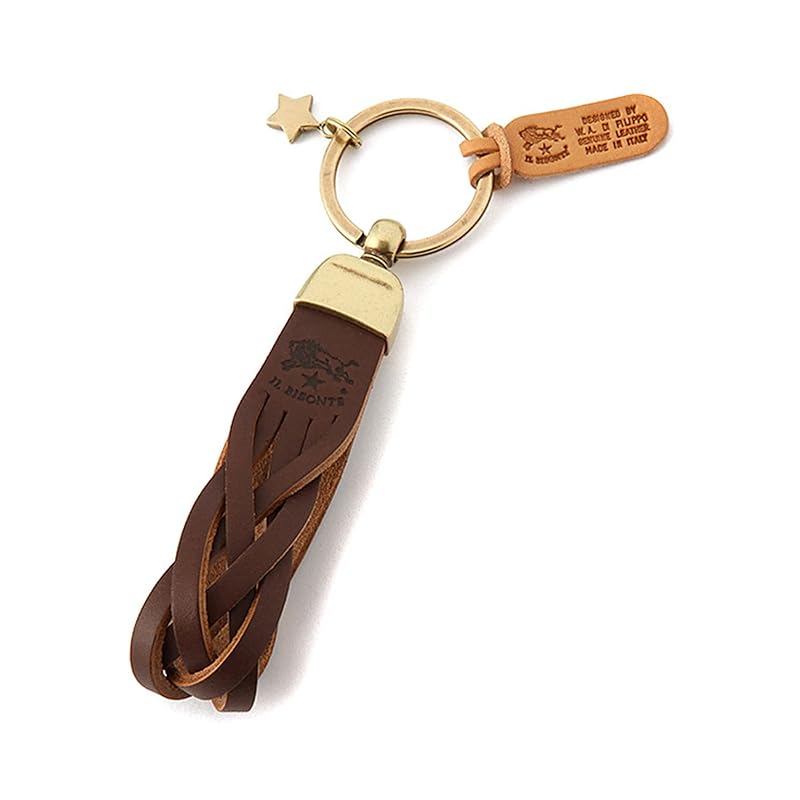 

[IL BISONTE (Il Bisonte)] key ring key ring leather genuine leather cowhide ladies men s unisex dark brown brown