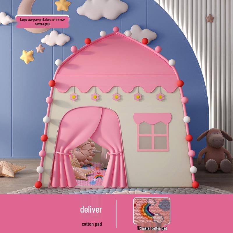 Princess Castle Indoor Tent for Girls - Playhouse & Sleep Space