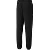 Puma Logo Solid Color Drawstring Sports Pants Men Bottoms Black 532443-01