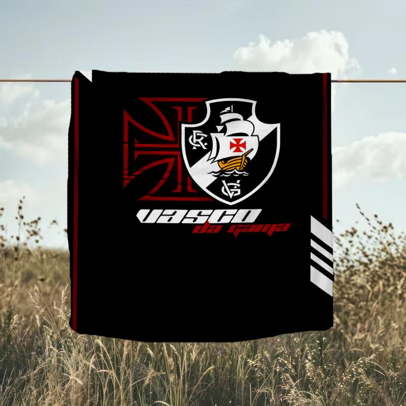 1PC Vasco Football Club Printed Soft Flannel Blanket Throw for Adult Bedroom Living Room Sofa Camping Travel Fan gifts Christmas Gifts
