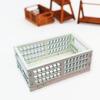 Miniature Kitchen Vegetable Storage Box Mini Wood Basket Cute Dollhouse Furniture Accessory for Enhanced Miniature Scenes