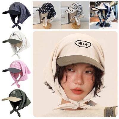 Quick Drying Sun Hat Triangular Baseball Cap Versatile Peaked Cap  for Women Spring and Summer