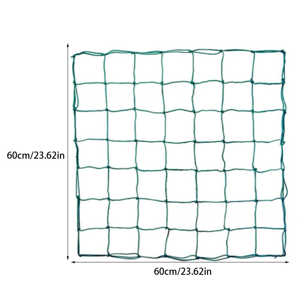 

120*120см/ 60*60СМ ABS Крюк Эластичная Сетка для Растений Регулируемая Высота Поддержка Растений Ne Для Растений Эластичность и Долговечность Черный