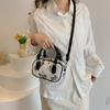 Trendy Butterfly Pattern Tote Bag Elegant Pu Construction Stylish Shoulder Bag For Women