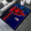 Chicago Bears Logotyp Matta för Vardagsrum Sovrum Hem Soffa Dekoration, Barnlek Halkfri Golvmatta