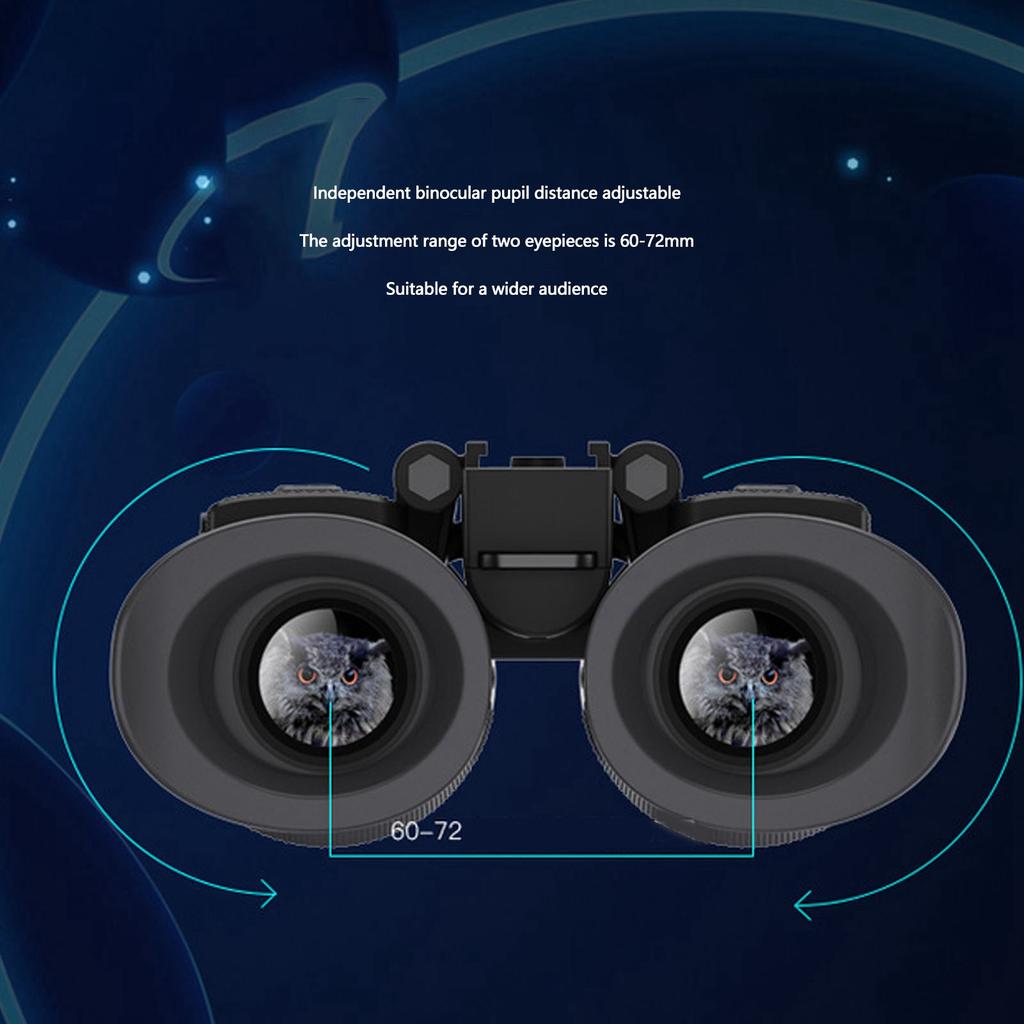 Head Mounted Night Vision Goggles Night Vision Goggles with Head Strap NV8300 3D Vision for Night Fishing