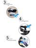 Sandali bassi da donna in PVC con cinturino a T in gelatina - Moda estiva