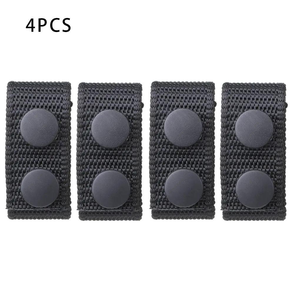 2/4Pcs Military Tactical Belt Buckle Heavy Duty Nylon Webbing Molle Belt Keeper Strap Outdoor Buckle Strap Tool Accessories