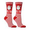 Xmas Gift Cotton Knit Novelty Christmas Socks Man Woman Lady Santa Stockings Santa Claus
